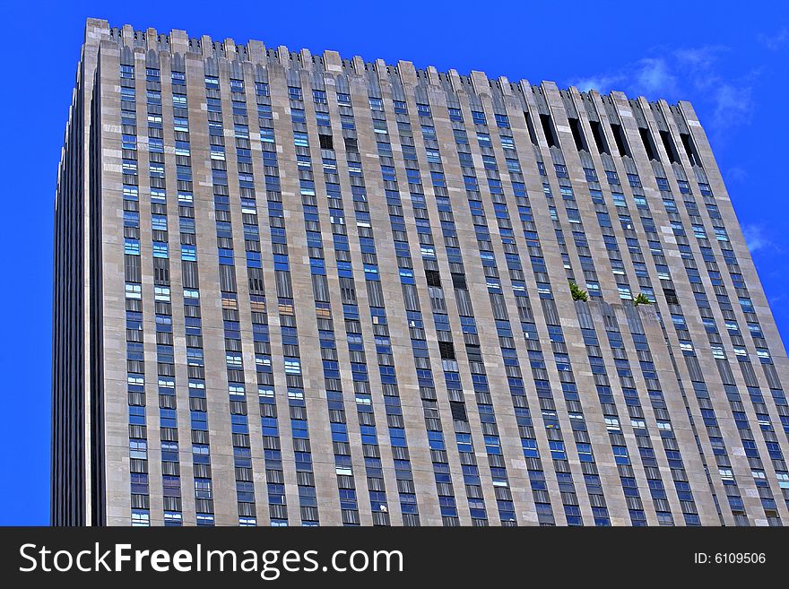 Countless windows in this NYC office building. Countless windows in this NYC office building