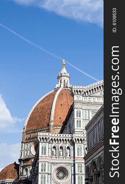View of the cupola of the duomo, Florence, Italy