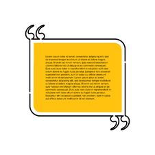 Quote Text Bubble Vector Graphic Design Using Black Line Stock Images Quote Text Bubble Vector Graphic Design Using Black Line Stock Images