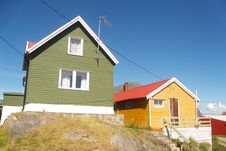 Henningsvaer In Lofoten S Colored Houses Royalty Free Stock Photos Henningsvaer In Lofoten S Colored Houses Royalty Free Stock Photos