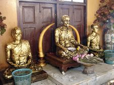 Gilded Statues Royalty Free Stock Photography Gilded Statues Royalty Free Stock Photography