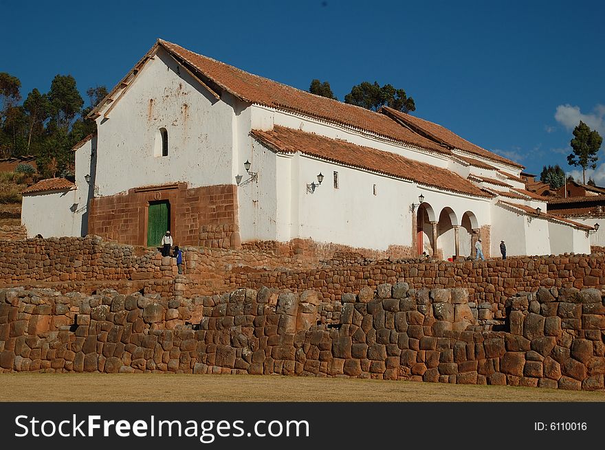 Church in chinchero,peru