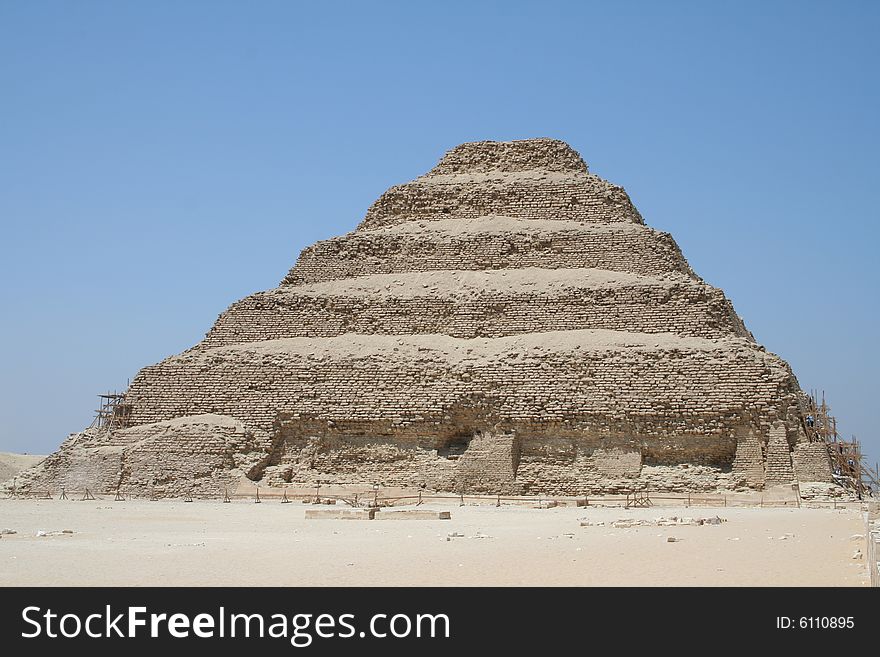 The Step Pyramid of Djoser in Egypt