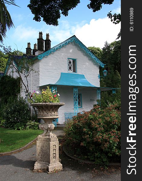 In the italianate coastal village of Portmerion North Wales. In the italianate coastal village of Portmerion North Wales