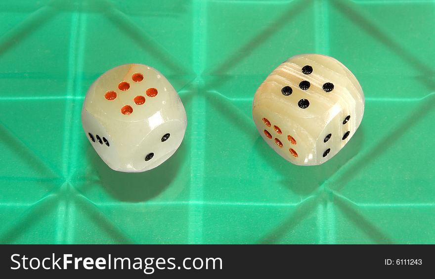 Two quartz digital dices