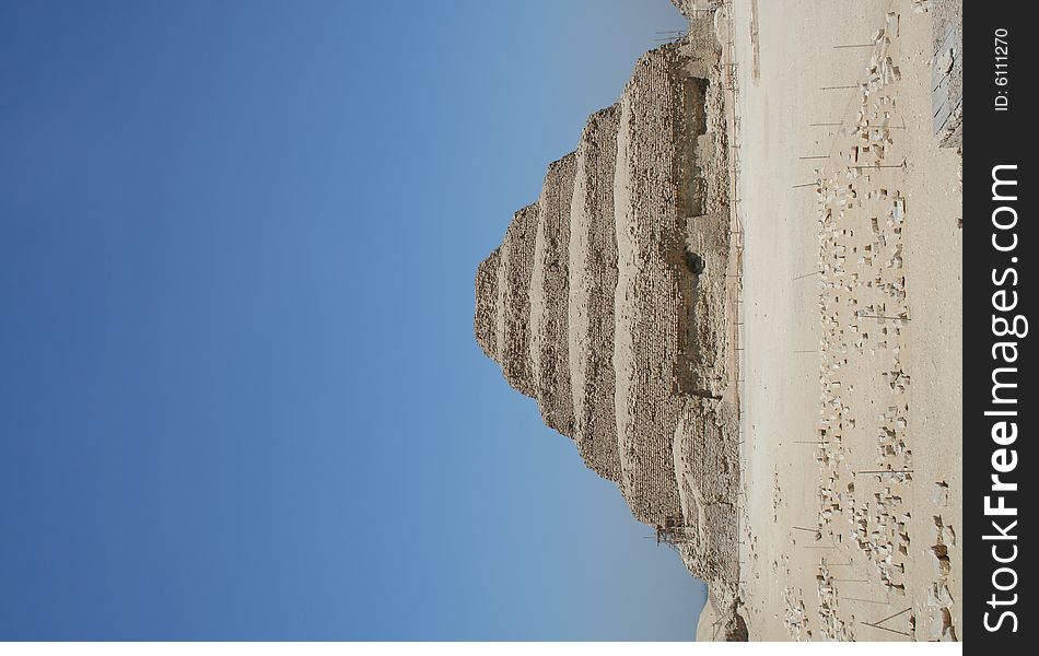 The Step Pyramid of Djoser in Egypt