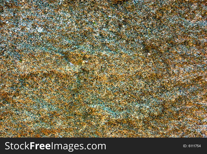 Colored rough stone surface pattern