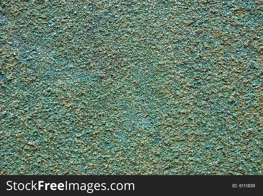 Colored (prevaling blue) rough stone surface