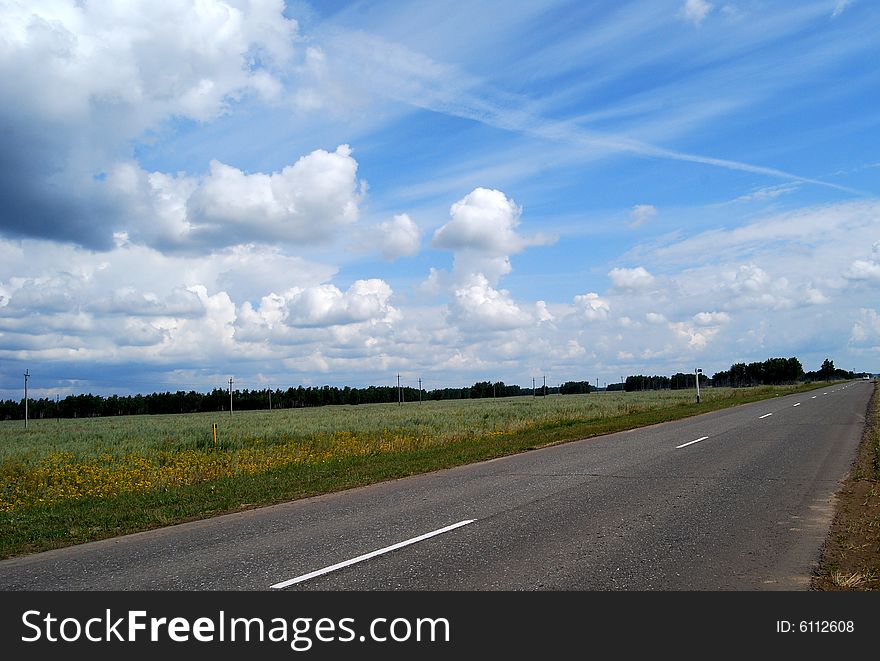 This magnificent landscape is sight of Russia.