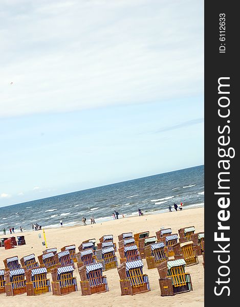 Beautiful beach in Polish city Swinoujscie Baltic sea. Beautiful beach in Polish city Swinoujscie Baltic sea