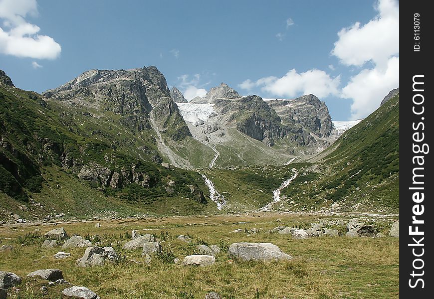 A beautiful view of Val Lavinuoz, Engadin, Switzerland