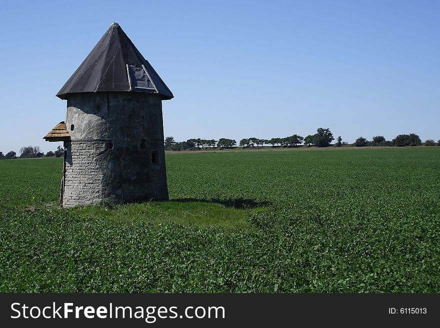 Windmill of Baller in Spalov Czech republic. Windmill of Baller in Spalov Czech republic