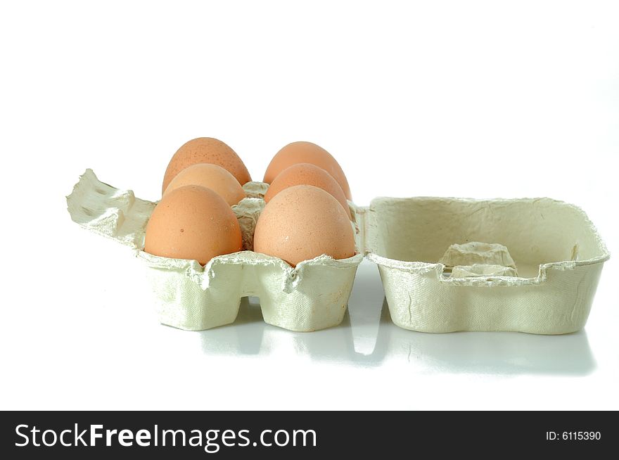 eggs isolated on a white background. eggs isolated on a white background.