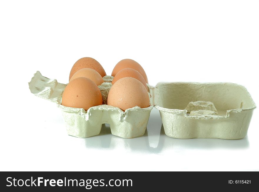 eggs isolated on a white background. eggs isolated on a white background.