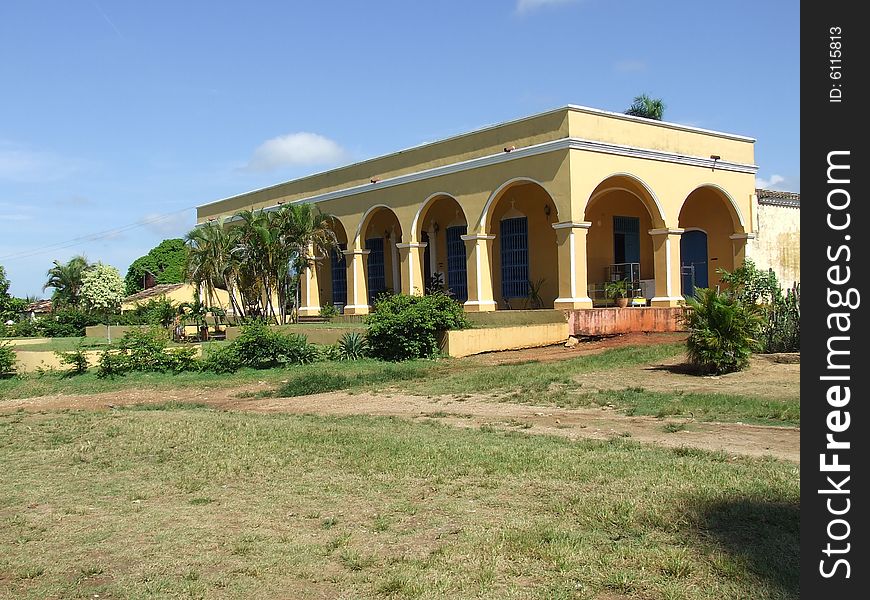 Colonial house in Trinidad, Cuba. Colonial house in Trinidad, Cuba