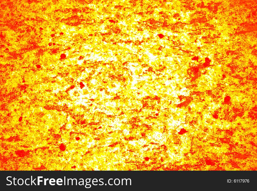 An abstract image of fire colored granite. An abstract image of fire colored granite