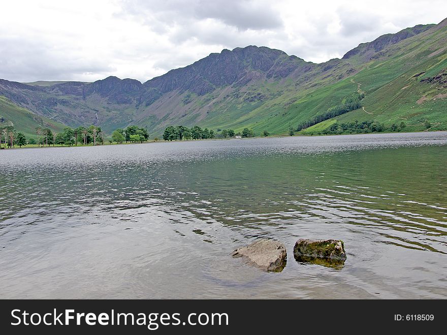 Lake Buttermere in the Lake District,Cumbria England.