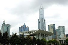 Shanghai - General View With Modern Buildings Stock Photography