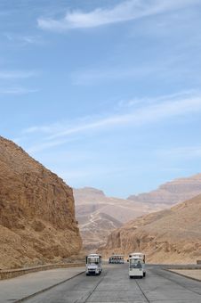 Road To Valley Of The Kings Stock Photos Road To Valley Of The Kings Stock Photos