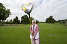 Elderly Golfer Stock Images Elderly Golfer Stock Images