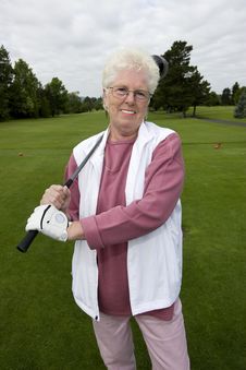 Elderly Golfer Royalty Free Stock Photos Elderly Golfer Royalty Free Stock Photos