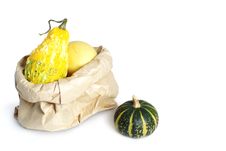 Mini Pumpkins In Paper Bag Stock Image Mini Pumpkins In Paper Bag Stock Image