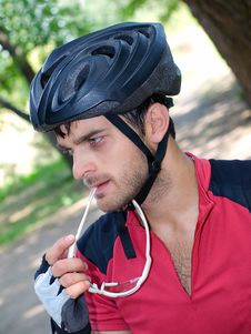 Cyclist Royalty Free Stock Photo Cyclist Royalty Free Stock Photo