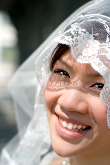 Smiling Bride Royalty Free Stock Photography