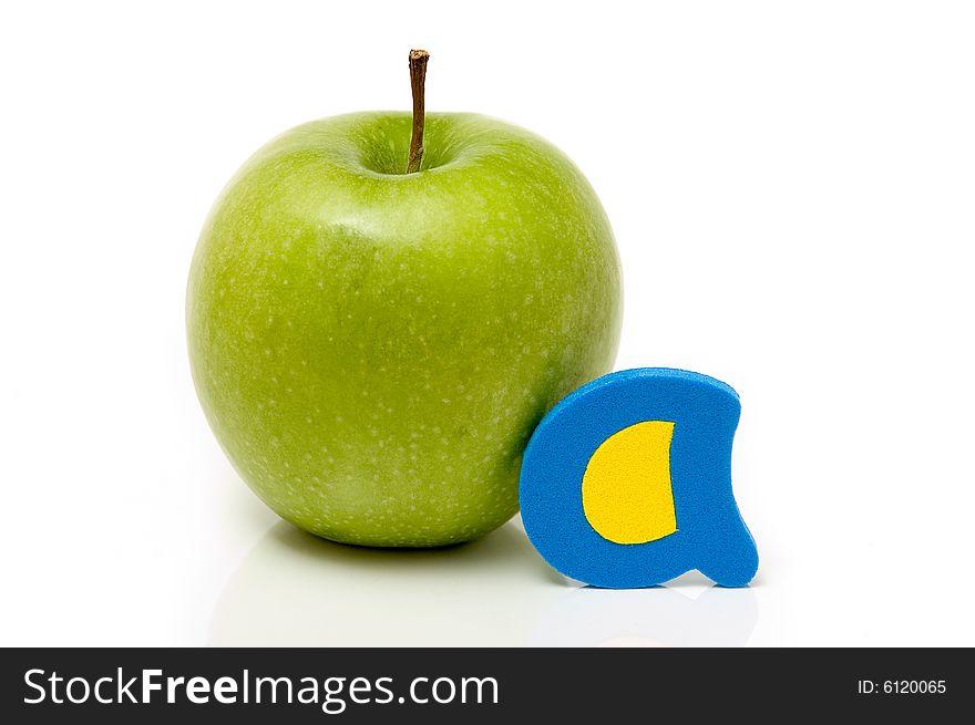 Apple And Letter A