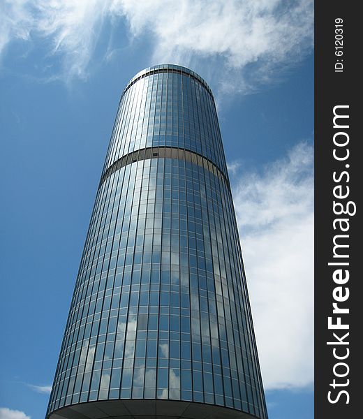 Sabah Foundation Building(YAYASAN SABAH)this circular tower of steel and glass stands 30 stories high.