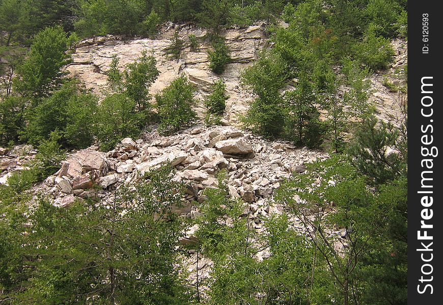 These are cliffs on jacks mountain in pa