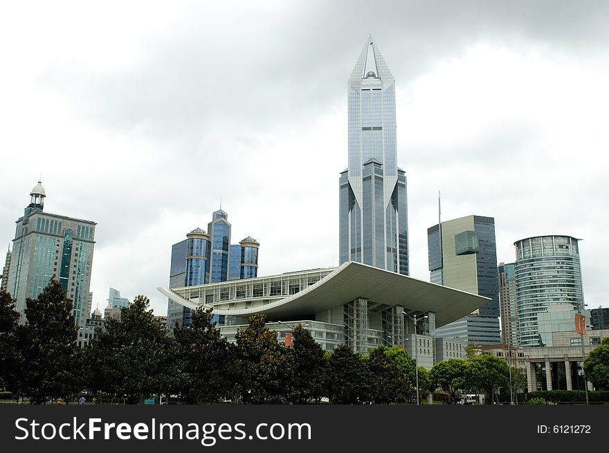 Shanghai - General View With Modern Buildings
