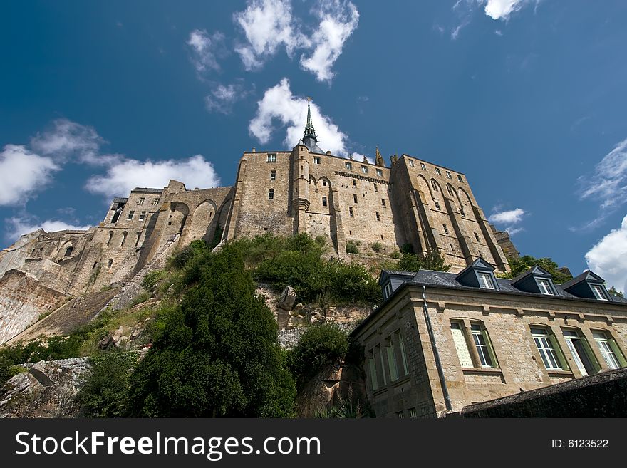 Mont Saint-Michel From Below