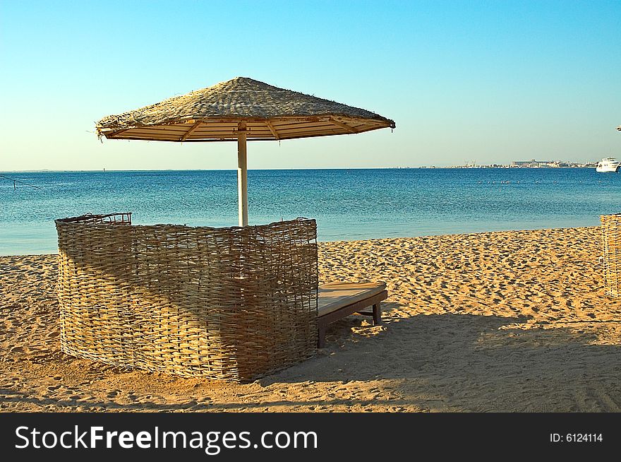 Tropical beach in the Red sea. Tropical beach in the Red sea.