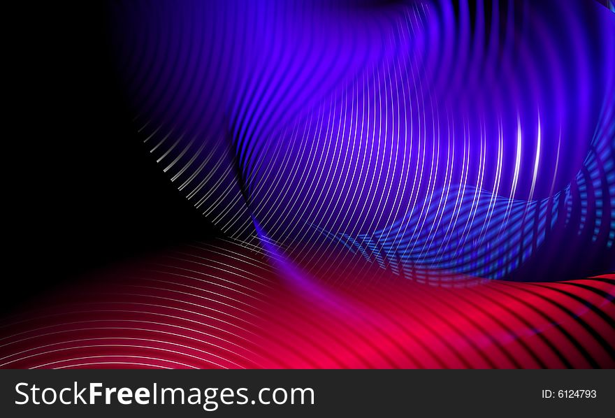 Abstract background - futuristic in blue and red. Abstract background - futuristic in blue and red