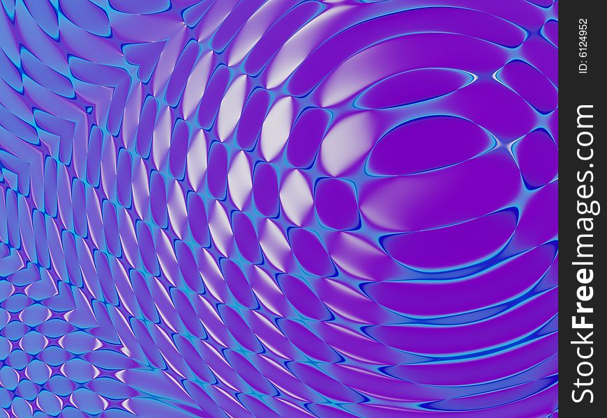 Violet surface composition with waves. Violet surface composition with waves