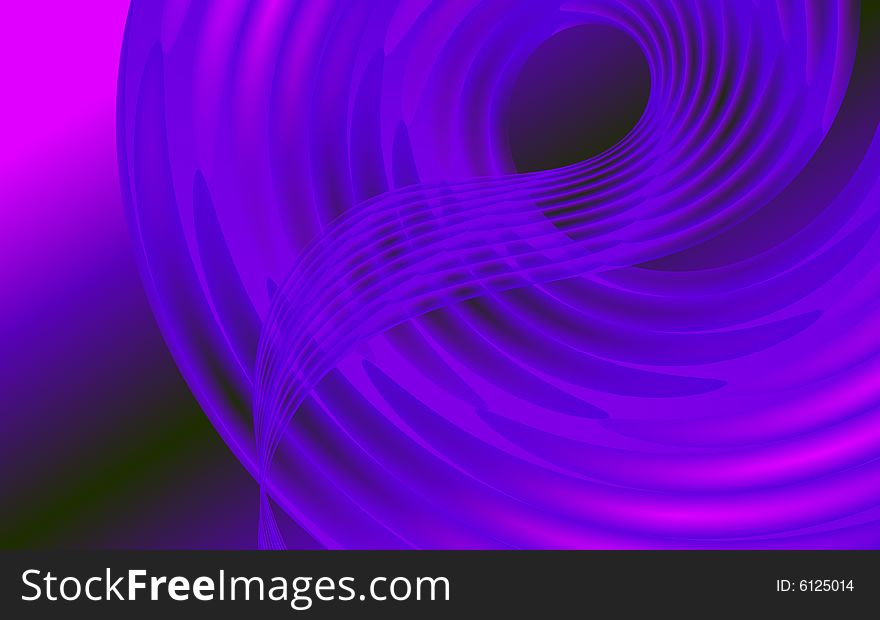 Background with twisted lines in violet. Background with twisted lines in violet