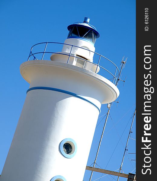 A good glimpse of a lighthouse in Viareggio