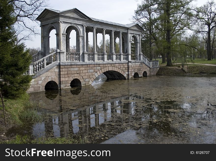 Tsarskoje Selo (Pushkin)
Marble Bridge in Catherine park.