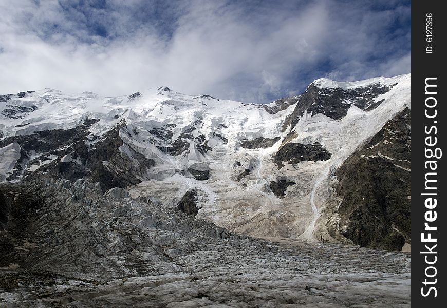 Mountains. Caucasus. Kabardino-Balkariya. Bezengi