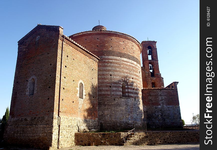 Landscape of Montesiepi Hermitage