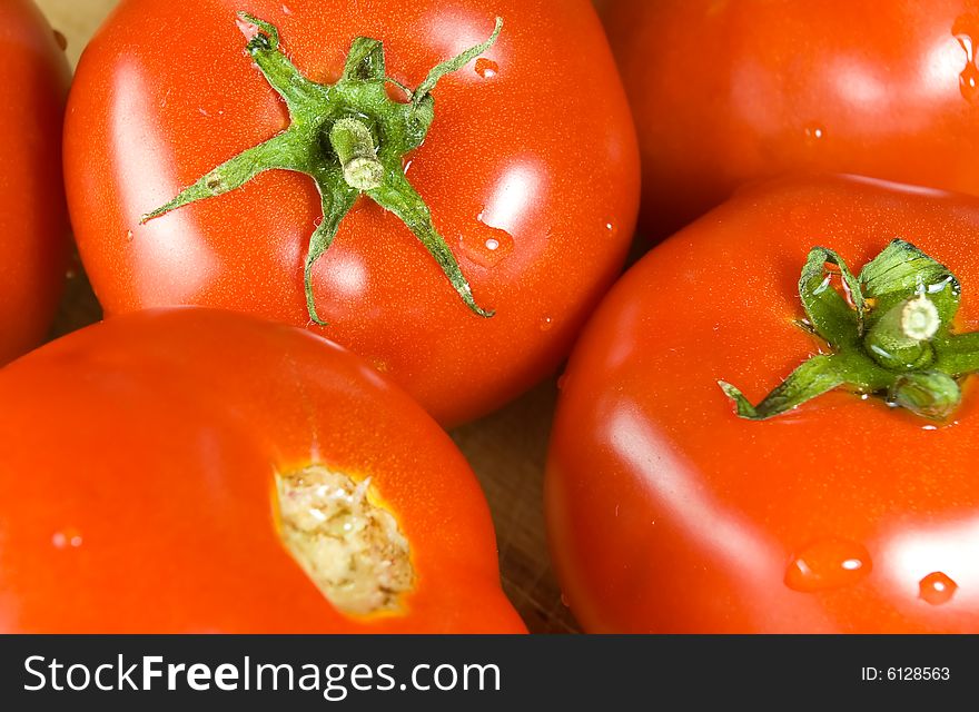 Several Fresh Tomatoes