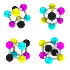 CMYK Icon Stock Images