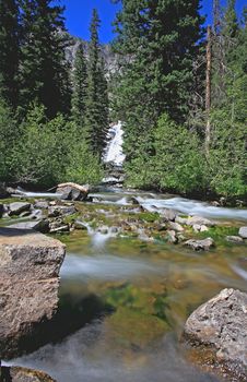 The Hidden Falls In Grand Teton Royalty Free Stock Photos The Hidden Falls In Grand Teton Royalty Free Stock Photos