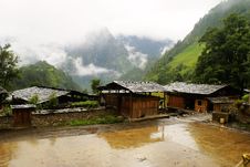 Cottage Of The Dulong Nationality Stock Photo Cottage Of The Dulong Nationality Stock Photo