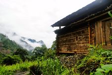 Cottage Of The Lisu Nationality Stock Image Cottage Of The Lisu Nationality Stock Image