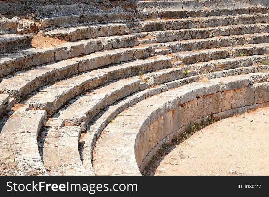 The theatre at Delphi, Greece