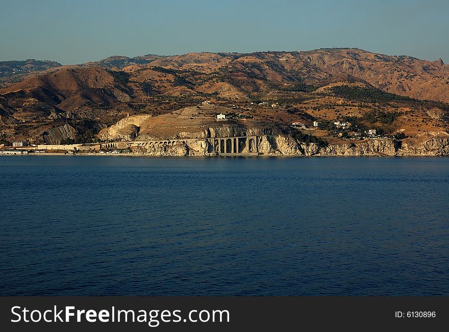 Island on Mediterranean Sea