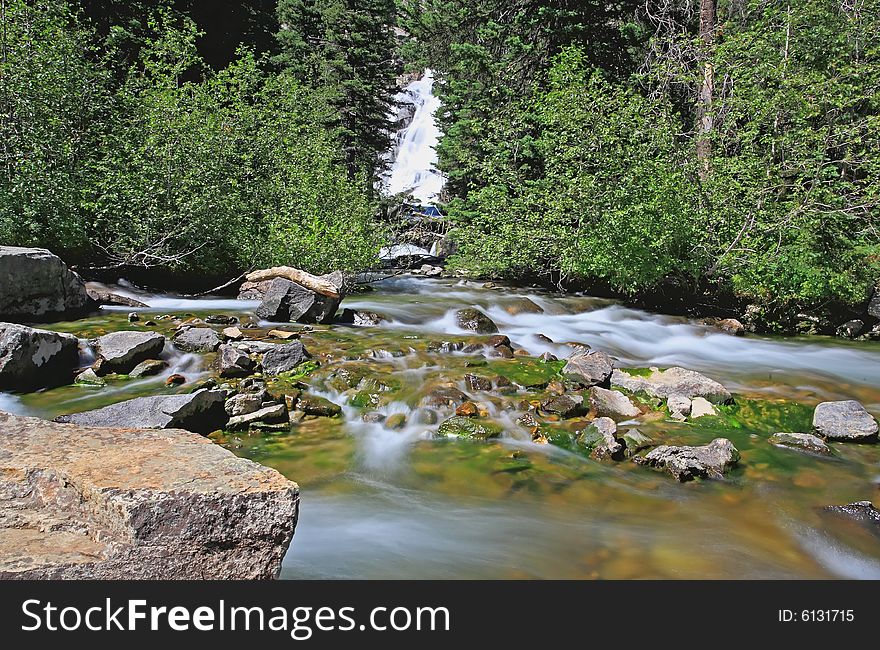 The Hidden Falls in Grand Teton National Park