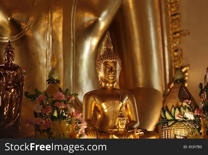 A Buddha picture in temple at Thailand. A Buddha picture in temple at Thailand